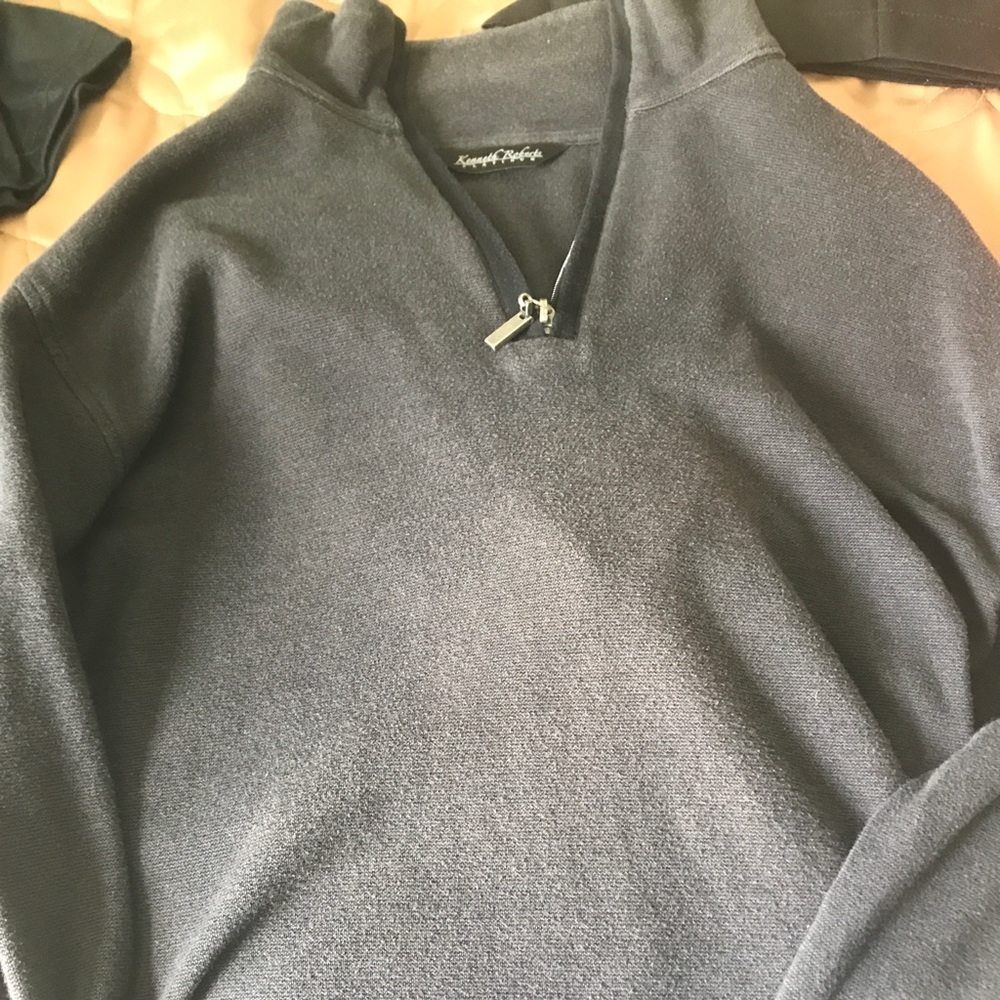 Kenneth Roberts Sweater quarter zip (M)